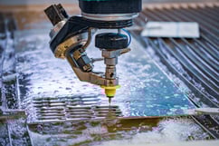 water jet cutting