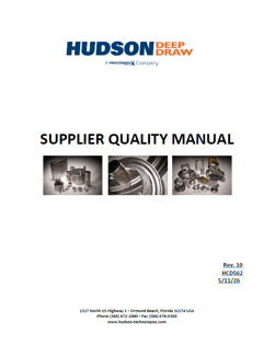 supplier Quality manual